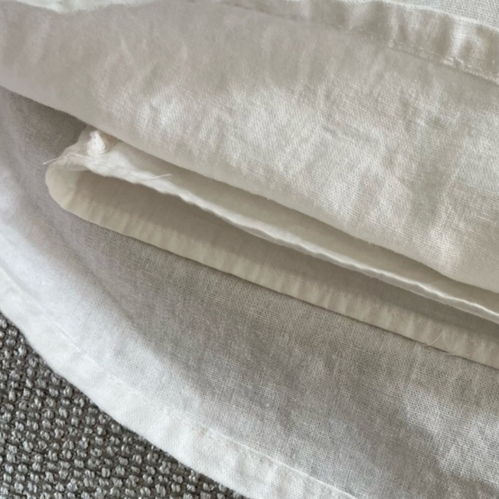 Universal Thread Pullover Lined V-Neck Linen Blen… - image 4